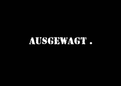 ausgewagt